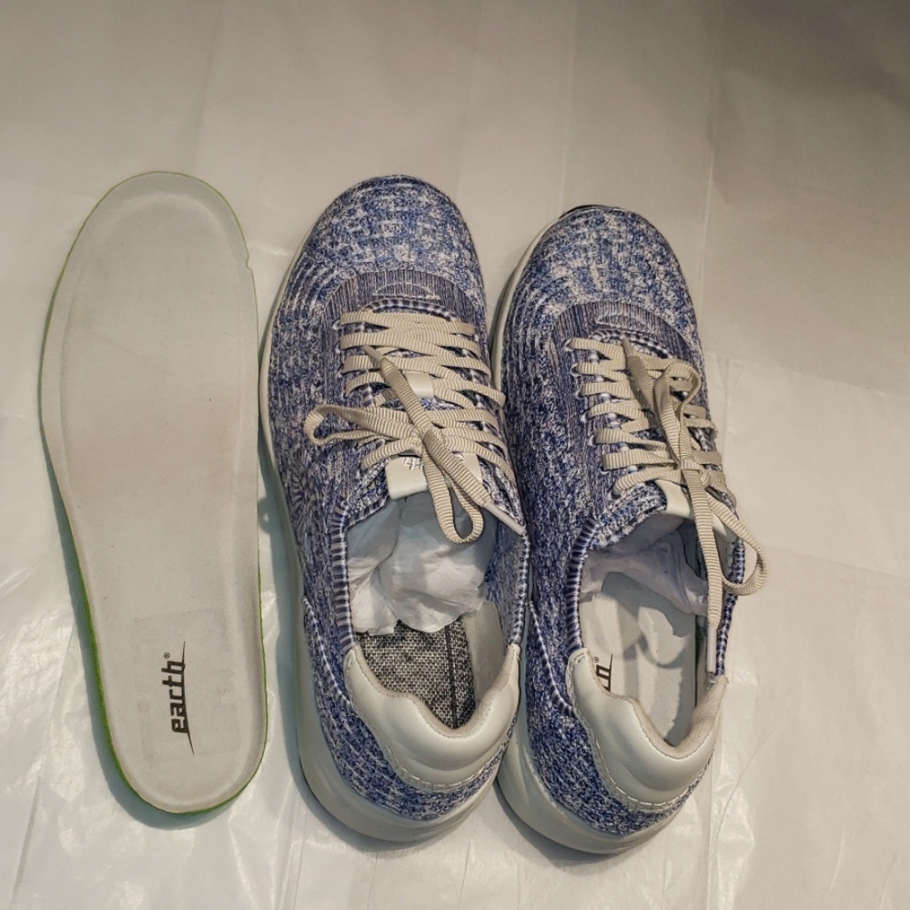 Earth NEW Knit Crochet Top Sneakers Women's 10M - Picture 7 of 13
